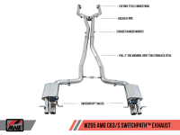 AWE Tuning - AWE Tuning Mercedes-Benz W205 AMG C63/S Coupe SwitchPath Exhaust System - for DPE Cars - Image 9