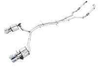 AWE Tuning - AWE Tuning Audi B9 S4 SwitchPath Exhaust - Non-Resonated (Silver 102mm Tips) - Image 1