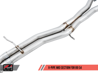 AWE Tuning - AWE Tuning Audi B9 S4 SwitchPath Exhaust - Non-Resonated (Black 102mm Tips) - Image 11