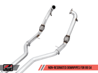 AWE Tuning - AWE Tuning Audi B9 S4 SwitchPath Exhaust - Non-Resonated (Silver 102mm Tips) - Image 8