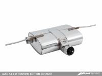 AWE Tuning - AWE Tuning Audi 8V A3 Touring Edition Exhaust - Dual Outlet Chrome Silver 90 mm Tips - Image 12