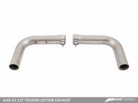AWE Tuning - AWE Tuning Audi 8V A3 Touring Edition Exhaust - Dual Outlet Chrome Silver 90 mm Tips - Image 16