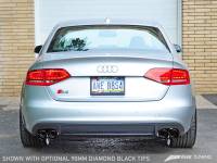 AWE Tuning - AWE Tuning Audi B8 / B8.5 S4 3.0T Touring Edition Exhaust - Diamond Black Tips (90mm) - Image 9