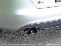 AWE Tuning - AWE Tuning Audi B8 / B8.5 S4 3.0T Touring Edition Exhaust - Diamond Black Tips (90mm) - Image 8