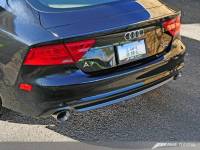 AWE Tuning - AWE Tuning Audi C7 A7 3.0T Touring Edition Exhaust - Dual Outlet Chrome Silver Tips - Image 7