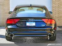 AWE Tuning - AWE Tuning Audi C7 A7 3.0T Touring Edition Exhaust - Dual Outlet Chrome Silver Tips - Image 6