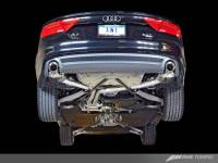 AWE Tuning - AWE Tuning Audi C7 A7 3.0T Touring Edition Exhaust - Dual Outlet Chrome Silver Tips - Image 2