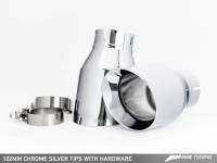 AWE Tuning - AWE Tuning Audi C7.5 A7 3.0T Touring Edition Exhaust - Quad Outlet Chrome Silver Tips - Image 3