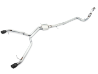 AWE Tuning - AWE Tuning Audi B9 A5 Touring Edition Exhaust Dual Outlet - Chrome Silver Tips (Includes DP) - Image 13