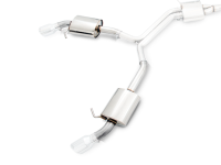 AWE Tuning - AWE Tuning Audi B9 A5 Touring Edition Exhaust Dual Outlet - Chrome Silver Tips (Includes DP) - Image 14