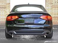 AWE Tuning - AWE Tuning Audi B8 A4 Touring Edition Exhaust - Dual Outlet Diamond Black Tips - Image 2