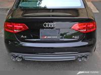AWE Tuning - AWE Tuning Audi B8 A4 Touring Edition Exhaust - Quad Tip Polished Silver Tips - Does Not Fit Cabrio - Image 6