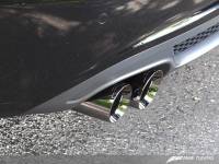 AWE Tuning - AWE Tuning Audi B8 A4 Touring Edition Exhaust - Single Side Polished Silver Tips - Image 6