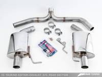 AWE Tuning - AWE Tuning VW CC Touring Edition Exhaust Dual Outlet - Chrome Silver Tips - Image 2