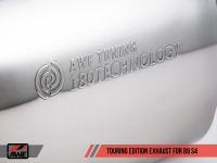AWE Tuning - AWE Tuning Audi B9 S4 Touring Edition Exhaust - Non-Resonated (Silver 102mm Tips) - Image 5