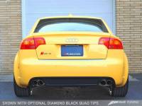 AWE Tuning - AWE Tuning Audi B7 RS4 Track Edition Exhaust - Diamond Black Tips - Image 1