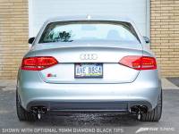 AWE Tuning - AWE Tuning Audi B8 / B8.5 S4 3.0T Track Edition Exhaust - Diamond Black Tips (90mm) - Image 3