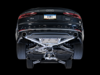 AWE Tuning - AWE Tuning Audi B9 A5 Track Edition Exhaust Dual Outlet - Chrome Silver Tips (Includes DP) - Image 9