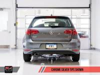 AWE Tuning - AWE Tuning VW MK7 Golf 1.8T Track Edition Exhaust w/Chrome Silver Tips (90mm) - Image 3