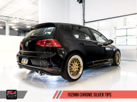 AWE Tuning - AWE Tuning VW MK7 GTI Track Edition Exhaust - Chrome Silver Tips - Image 7