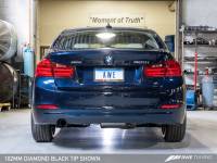 AWE Tuning - AWE Tuning 13-18 BMW 320i (F30) Touring Edition Exhaust w/ Perfomance Mid Pipe - Diamond Black Tips - Image 4