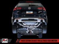 AWE Tuning - AWE Tuning VW MK7 Golf Alltrack/Sportwagen 4Motion Track Edition Exhaust - Polished Silver Tips - Image 2