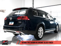AWE Tuning - AWE Tuning VW MK7 Golf Alltrack/Sportwagen 4Motion Touring Edition Exhaust - Polished Silver Tips - Image 7