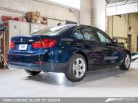 AWE Tuning - AWE Tuning BMW F30 320i Touring Exhaust w/Performance Mid Pipe - Chrome Silver Tip (90mm) - Image 3