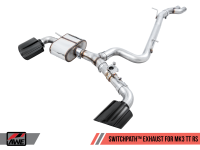 AWE Tuning - AWE Tuning 18-19 Audi TT RS 2.5L Turbo Coupe 8S/MK3 SwitchPath Exhaust w/Diamond Black RS-Style Tips - Image 1