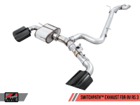 AWE Tuning - AWE Tuning 17-19 Audi RS3 8V SwitchPath Exhaust w/Diamond Black RS-Style Tips - Image 1