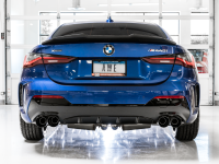 AWE Tuning - AWE Tuning 2019+ BMW M340i (G20) Track Edition Exhaust - Quad Diamond Black Tips - Image 6