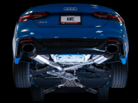 AWE Tuning - AWE Tuning Audi B9.5 RS 5 Coupe Non-Resonated Touring Edition Exhaust - RS-Style Diamond Black Tips - Image 3