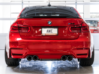 AWE Tuning - AWE Tuning BMW F8X M3/M4 SwitchPath Catback Exhaust - Diamond Black Tips - Image 13