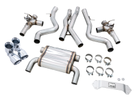 AWE Tuning - AWE Tuning BMW F8X M3/M4 SwitchPath Catback Exhaust - Chrome Silver Tips - Image 2