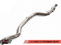 Exhaust - Connecting Pipes - AWE Tuning - AWE Tuning BMW F22 M240i Performance Mid Pipe