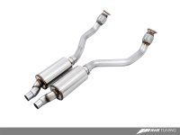 AWE Tuning - AWE Tuning Audi B8 4.2L Resonated Downpipes for S5 - Image 2