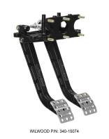 Interior - Pedals - Wilwood - Wilwood Adjustable-Trubar Dual Pedal - Brake / Clutch - Rev. Swing Mount - 6.25:1