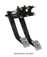 Wilwood Adjustable-Trubar Dual Pedal - Brake / Clutch - Rev. Swing Mount -6.25:1 Brake 5.1:1 Clutch