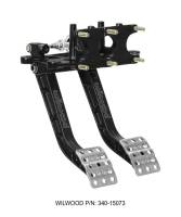 Interior - Pedals - Wilwood - Wilwood Adjustable-Trubar Dual Pedal - Brake / Clutch - Rev. Swing Mount - 5.1:1
