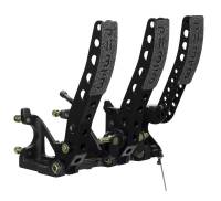 Interior - Pedals - Wilwood - Wilwood Pedal Assembly Floor Mount-Brake Clutch & Throttle w/ Throttle Linkage
