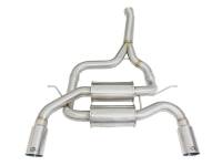 aFe - aFe MACHForce XP SS-304 Polish Tip 2.5in Dia Axle Back Exhaust 12-15 BMW 335i (F30) 3.0L (t) - Image 3