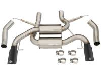 aFe - aFe MACHForce XP 2.5in Axle Back Stainless Exhaust w/ Black Tips 07-13 BMW 335i 3.0L L6 (E90/92) N55 - Image 7