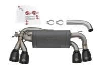 aFe - aFe MACHForce XP 3in - 2 1/2in Axle Back 304SS Exhaust w/ Black Tips 16-17 BMW M2 (f87) - Image 4