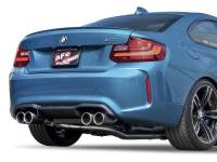aFe - aFe MACHForce XP 3in - 2 1/2in Axle Back 304SS Exhaust w/ Carbon Fiber Tips 16-17 BMW M2 (f87) - Image 2