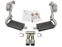 aFe - aFe MACHForce-Xp 2in 304 SS Cat-Back Exhaust w/Polished Tips 13-16 Porsche Boxster/Cayman 2.7L/3.4L - Image 9
