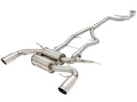 aFe - aFe MACHForce XP SS-304 Polish Tip 3.0in-2.5in Dia Cat Back Exhaust 11-13 BMW 335i (E90/E92) 3.0L - Image 1
