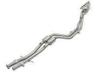 aFe Twisted Steel Long Tube Headers w/ Mid Pipes (Catted) 96-99 BMW M3 L6-3.2L S52