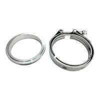 ATP - ATP Stainless Flange and Clamp set (1 each) GT V-band exit (With the lip at the ID) - Image 1