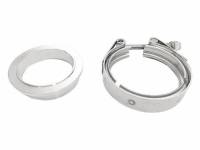 ATP Stainless Manifold Flange and Clamp set (For Garrett Undivided V-band Entry Housing)