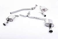 Milltek - Milltek Catback Exhaust system Dual Outlet for B8 A4 2.0T S-Line FWD & Quattro manual trans. SSXAU248 - Image 2